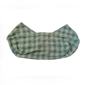 Vintage Longaberger 1996 Traditions Plaid Fabric Basket Liner Green Gold Yellow